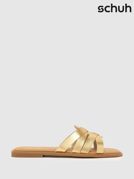 Schuh Tallie Croc Mule Flat Sandals (H56506) | €44