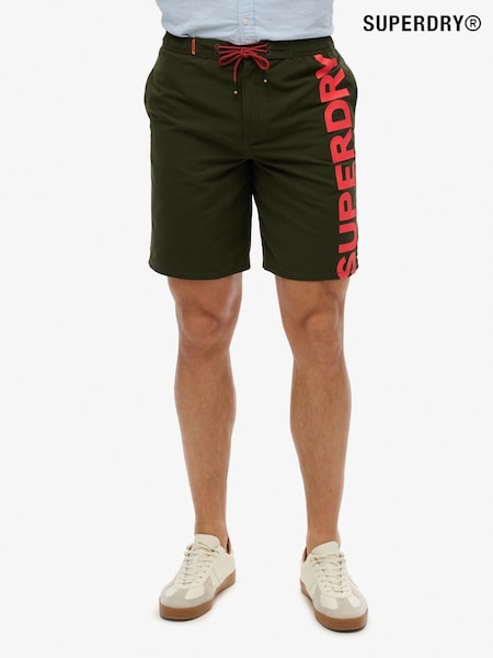 Vihreä - Superdry Classic 19 tuuman logolla varustettu lyhythihainen paita (H56517) | €63