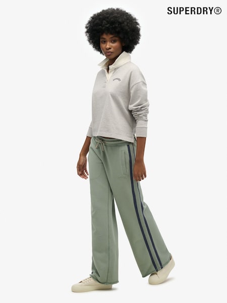 Superdry Green Athletic Essentials Logo Straight Joggers (H56519) | kr806