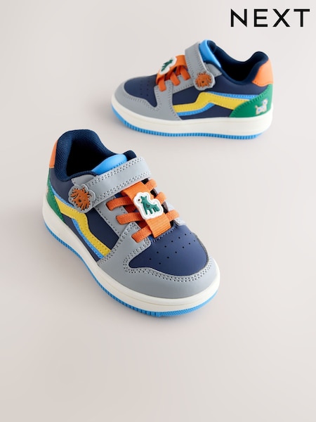 كحلي كلاب - Touch Fastening Elastic Lace Trainers (H56580) | ‏109 ر.ق. - ‏120 ر.ق.