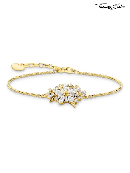 Thomas Sabo Yellow Lovely Daisy Bracelet With Flower Bouquet (H56611) | €275