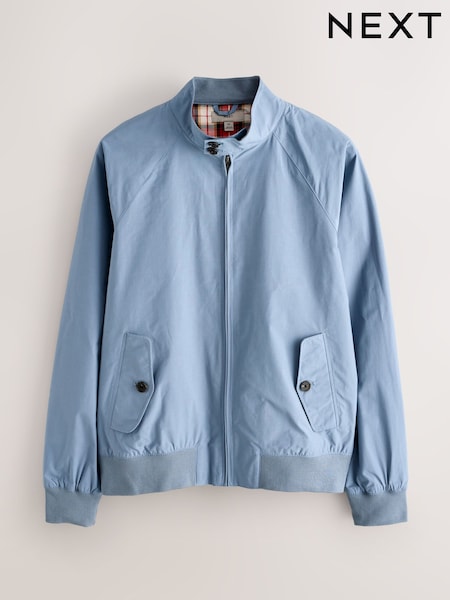 Blue Shower Resistant Harrington Jacket (H56767) | AED284