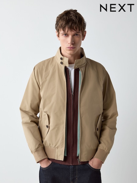 Stone Shower Resistant Harrington Jacket (H56779) | AED284
