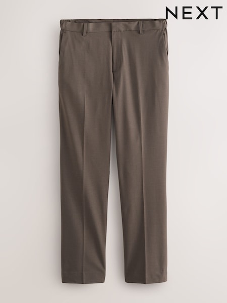 بني فاتح - تلبيس ضيق يبرز العضلات - Elasticated Waist Motionflex Stretch Smart Trousers (H56851) | ‏198 ر.ق.