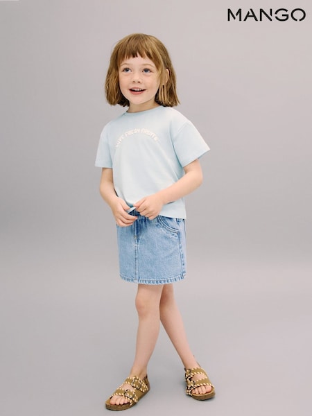 Mango Blue Denim Skirt (H57059) | €20