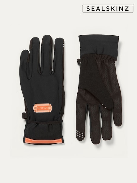 Sealskinz Wolferton Water Repellent Running Convertible Black Gloves (H57068) | R$ 395