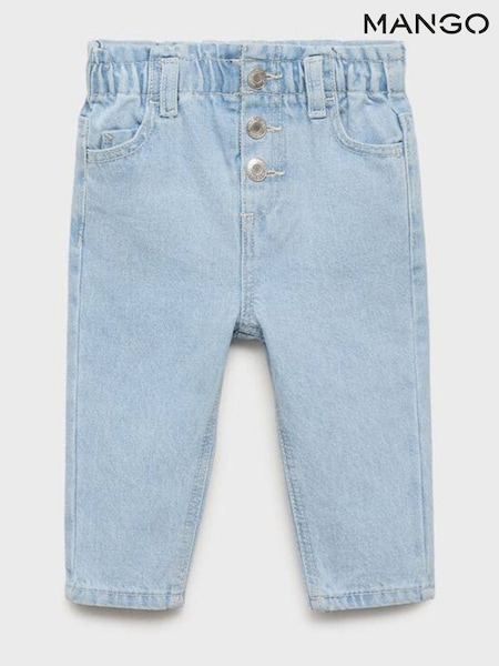 Mango Blue Paperbag Jeans (H57087) | €25