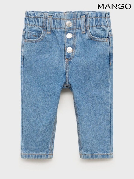 Mango Blue Sky Paperbag Jeans (H57091) | €25