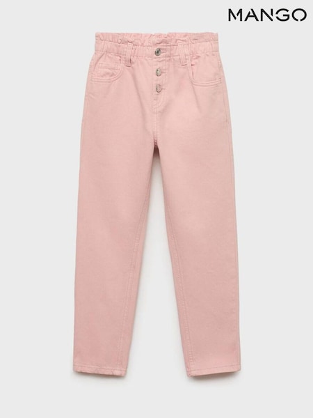 Mango Pink Paperbag Jeans (H57130) | €29