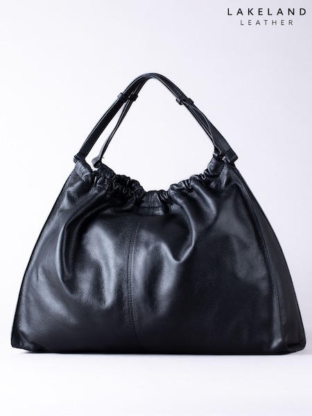 Lakeland Leather Black Newland Slouch Tote Bag (H57288) | € 133