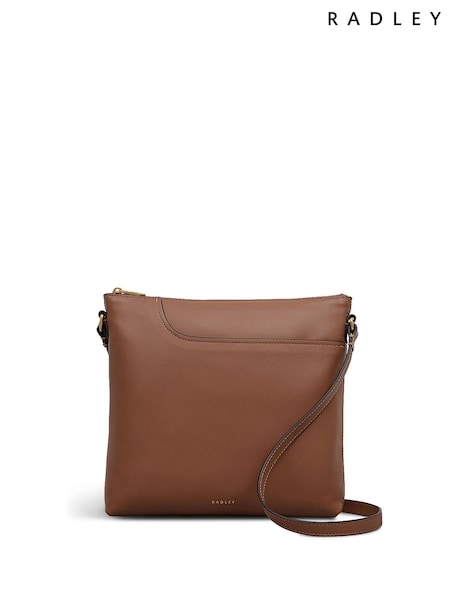 Radley Large Pockets Ziptop Cross-Body Brown Bag (H57360) | €228