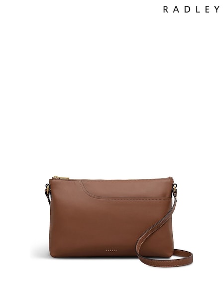 Radley Medium Pockets Ziptop Cros- Body Brown Bag (H57361) | €203