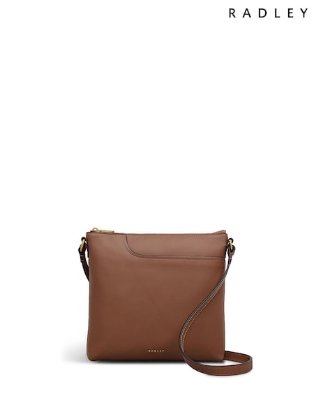Radley Pockets Small Ziptop Cross-Body Brown Bag (H57362) | €203