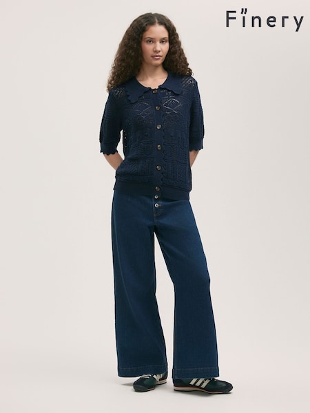 Finery Blue Marlowe Cardigan (H57377) | €69