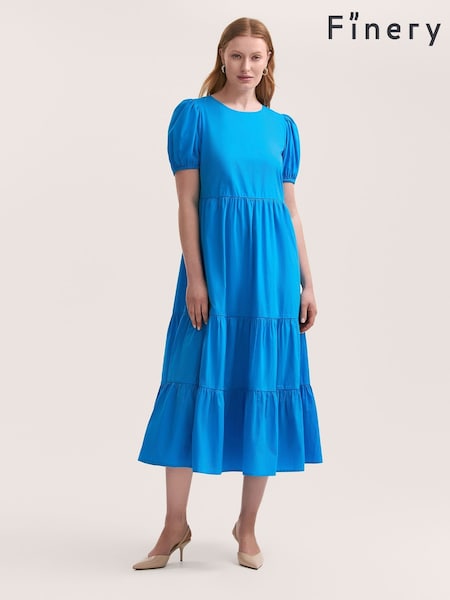 Finery Blue Genevive Dress (H57383) | R$ 445