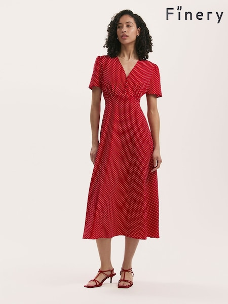 Finery Red Nieve Dress (H57389) | R$ 445