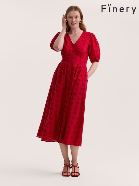 Finery Red Una Dress (H57393) | R$ 585