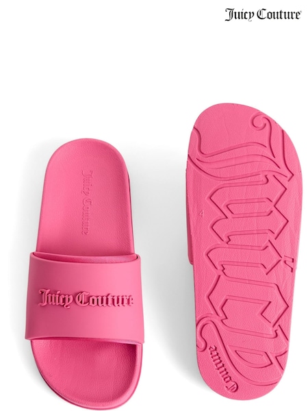 Juicy Couture Pink Embossed Sliders (H58065) | 2,163 UAH