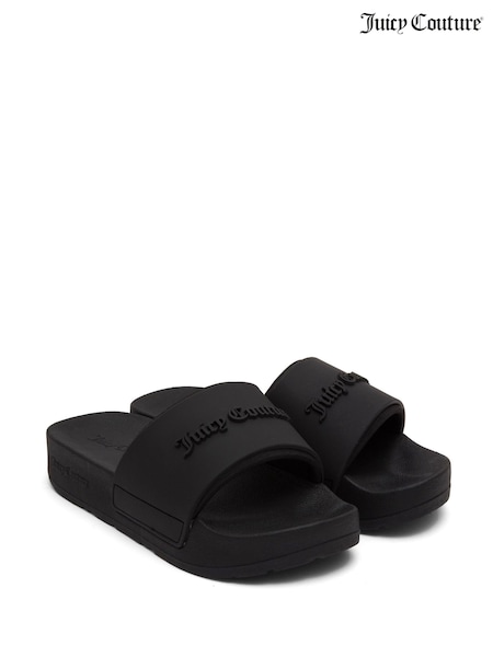 Juicy Couture Black Breanna Stacked Sliders (H58066) | 2,764 UAH