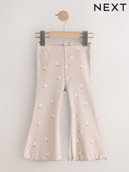 محايد طباعة ليمون - Rib Flare Leggings (3mths-7yrs) (H58082) | ‏26 ر.ق. - ‏36 ر.ق.