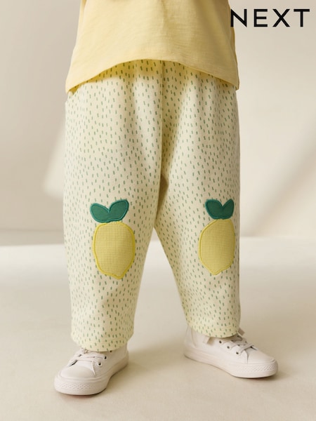 Yellow Lemons Embellished Barrel Trousers (3mths-7yrs) (H58083) | AED51 - AED61