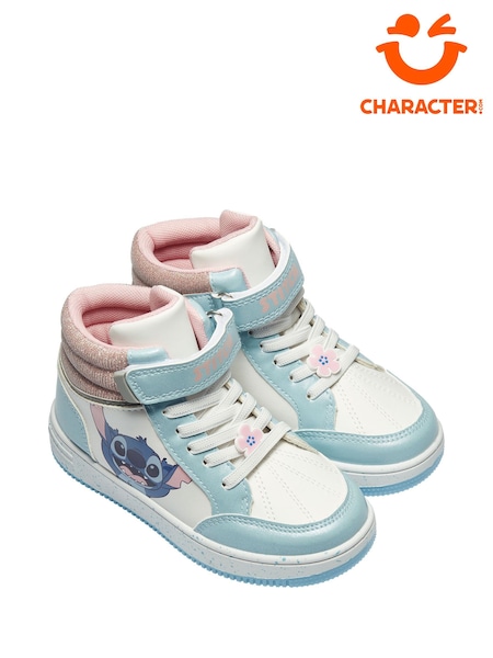 Character White Disney Lilo and Stitch High Top Trainers (H58128) | €34
