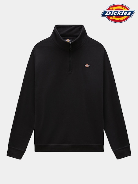 Dickies Black Oakport Zip Sweatshirt (H58192) | €89