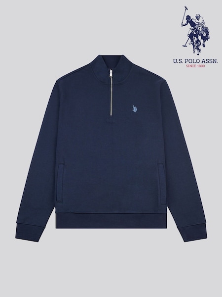 U.S. Polo Assn. Mens Smart Interlock Funnel Neck Sweatshirt (H58201) | 4 206 грн