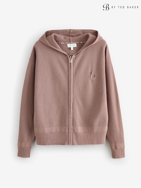 B by Ted Baker Pink Knit Zip Through Loungewear Set (H58232) | €79.50
