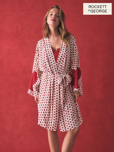 Rockett St George Hearts Short Robe (H58234) | 410 LEI