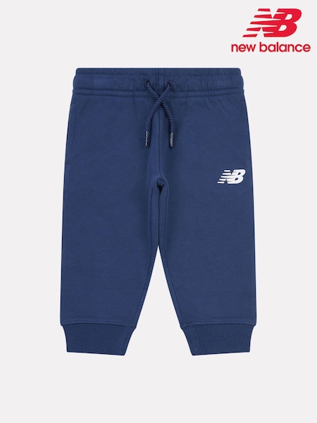 New Balance Blue Kids Graphic Print Joggers (H58294) | ₪176