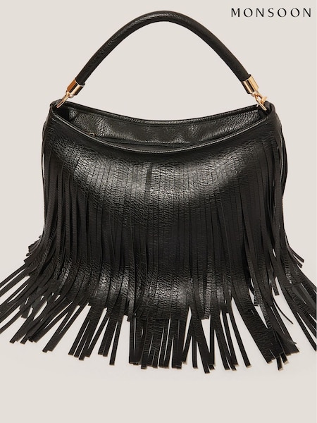 Monsoon Sula Fringe Hobo Bag (H58547) | 69 €