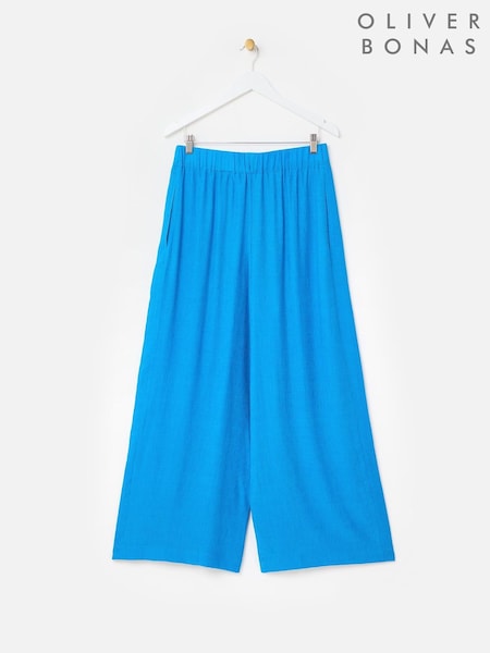 Oliver Bonas Crinkled Wide Leg Trousers (H58596) | R$ 670