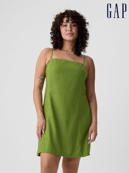 Gap Green Linen-Blend Mini Dress (H58604) | €27