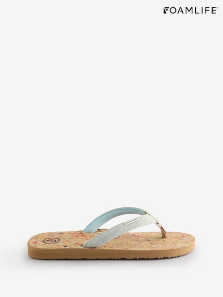 Foamlife Blue Goldie W Flip Flop Slippers (H58687) | €53