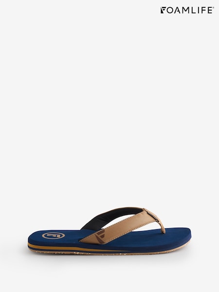 Foamlife Blue K Bay M Flip Flop Slippers (H58715) | AZN 125