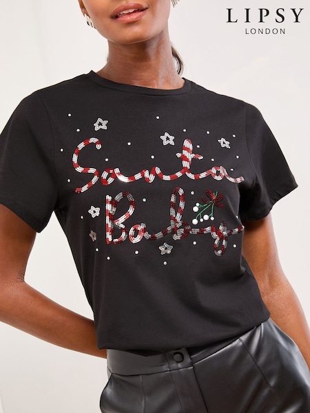 Lipsy Santa Baby Crew Neck T-Shirt (H58731) | €33.50
