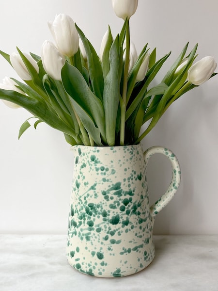 Hot Pottery Pistachio Splatter Jug (H58847) | SGD 106