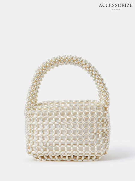 Accessorize Pearl Bridal Handbag (H58906) | 335 LEI