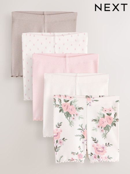 Pink Cycle Shorts 5 Pack (3mths-7yrs) (H58999) | €20 - €25