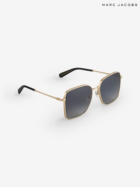 Marc Jacobs Black Square Gold Sunglasses (H59020) | R$ 1.630