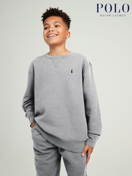 Polo Ralph Lauren Grey Boys Jersey Logo Sweatshirt (H59087) | €95 - €101