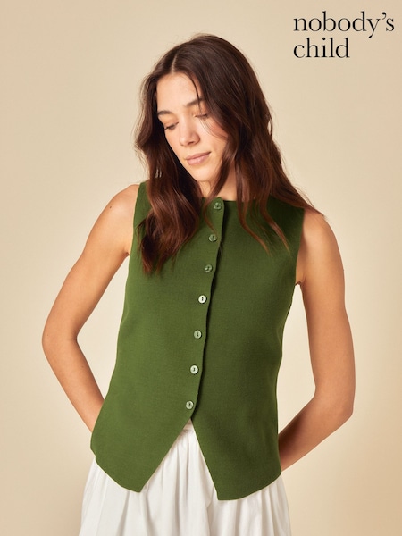 Nobodys Child Fine Gauge Knitted Waistcoat (H59140) | €52