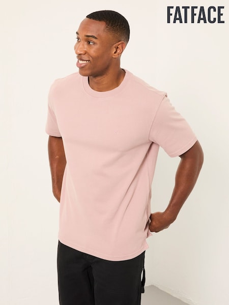 FatFace Alton Pink Heavyweight Relaxed Fit T-Shirt (H59460) | AED163