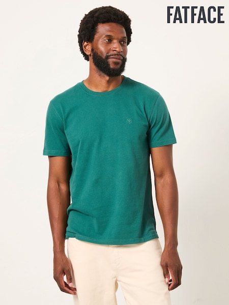 FatFace Lulworth Jade Green Short Sleeve T-Shirt (H59461) | €29.50