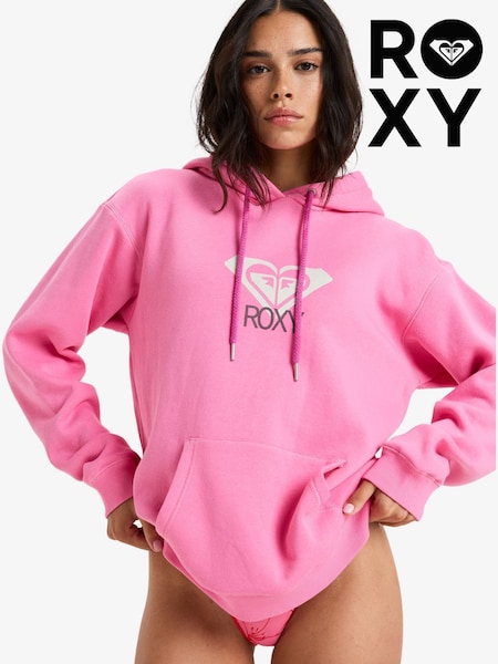 Roxy Pink Surf Stoked Logo Hoodie (H59501) | R$ 495