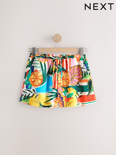Multi Broderie Summer Shorts (H59507) | 141 QAR