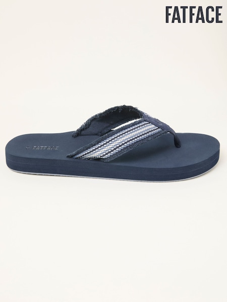 FatFace Harris Navy Flip Flop (H59676) | AED114