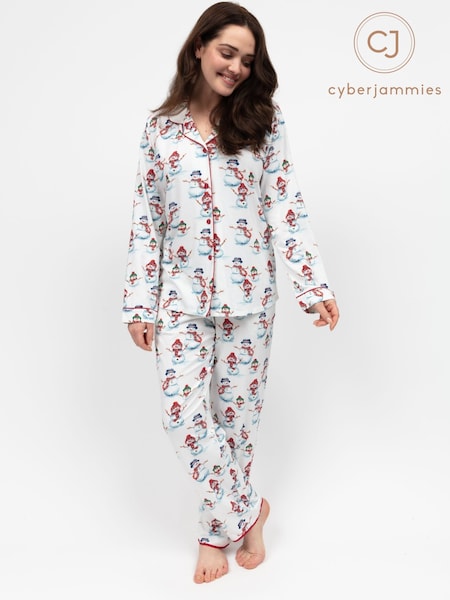 Cyberjammies Red Revere Printed Jersey Pyjamas Set (H59703) | €69