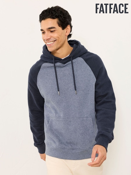 FatFace Brooke Overhead Contrast Raglan Hoodie (H59963) | 410 LEI